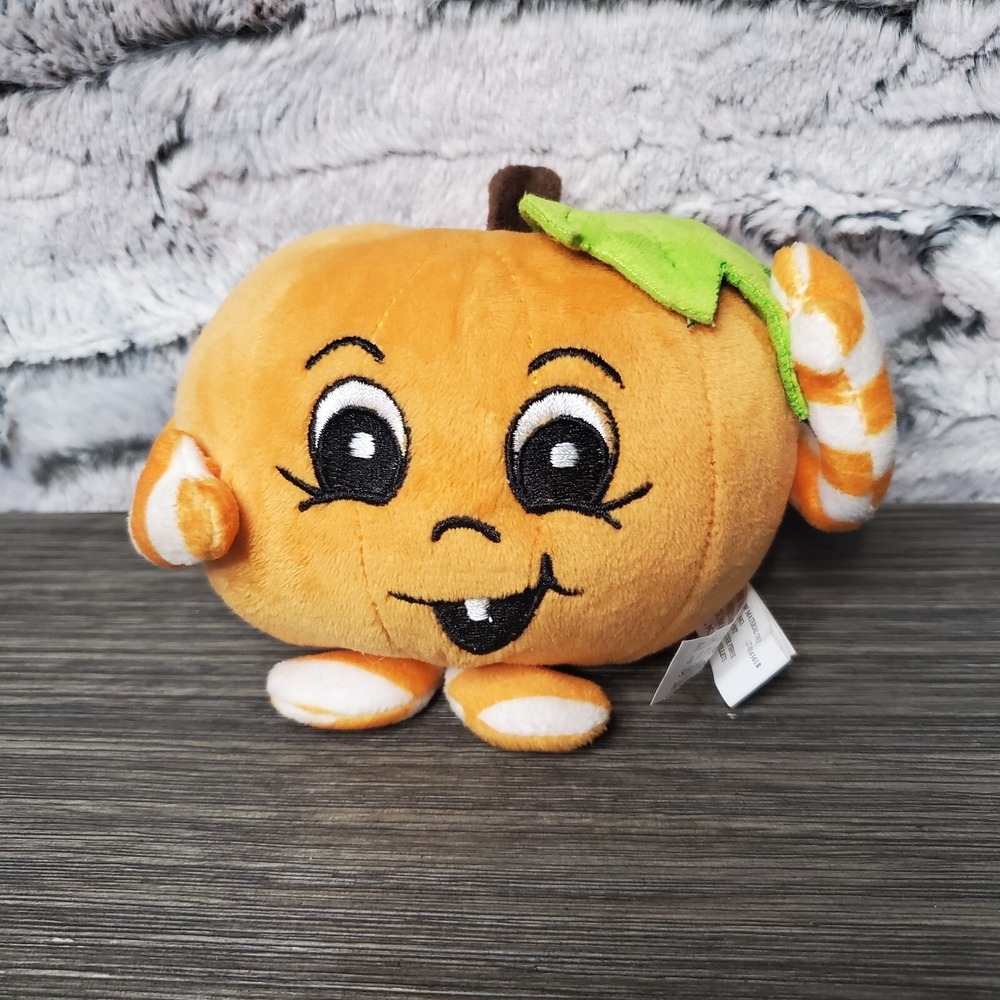 Bearington Collection Plush Stuffed Pumpkin Smile Face Man Anamorphic Vegetable